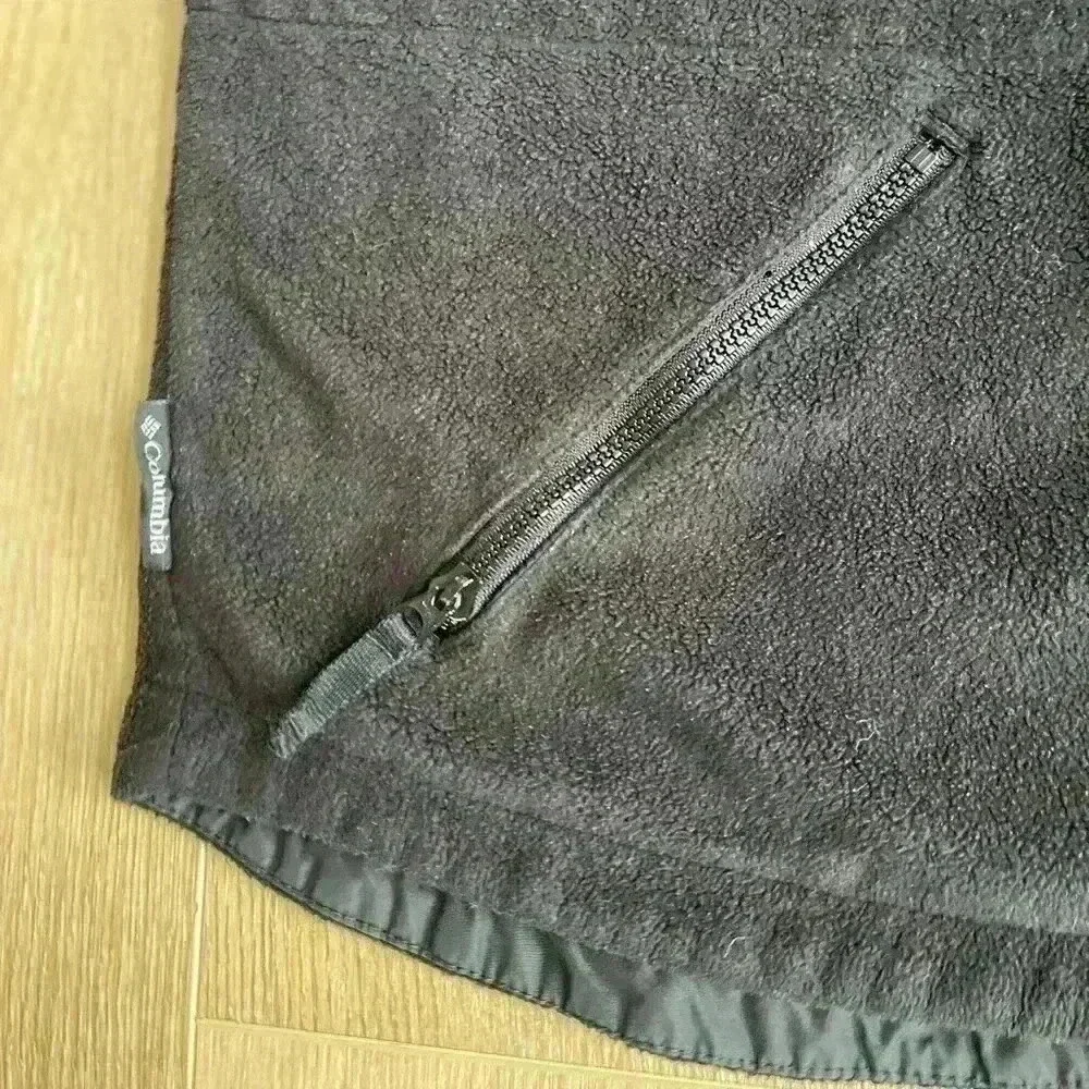 Columbia Women’s Full Zip Fleece Jacket 2XL Black Adjustable Cinch Waist - Picture 9 of 13